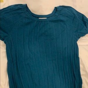 Maternity pleated sweater dress